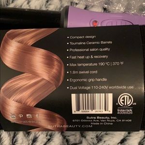 Ceramic tourmaline Curling wand 19MM BNWT